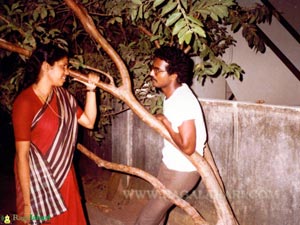 At my wife, Shailaja's house before marriage, Madras 1984