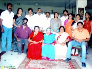 With Shailaja's family