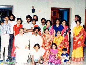 On our wedding day with Shailaja's family