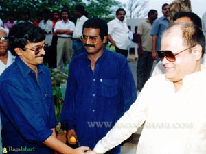 With RGV and P.V. Rajeswara Rao the opening of Once More, 1994