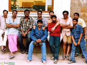 With the cast of Andhrawala