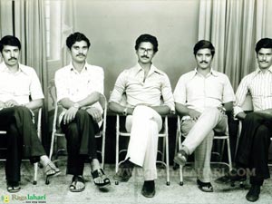 Group photo with friends,1979