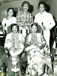 With my parents, at my sister's wedding, Vijayawada 1978-79