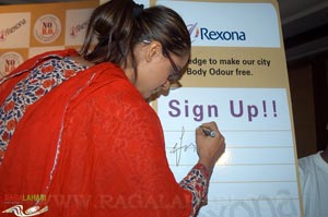 Simran @ Rexona Body Odour Promotion Function